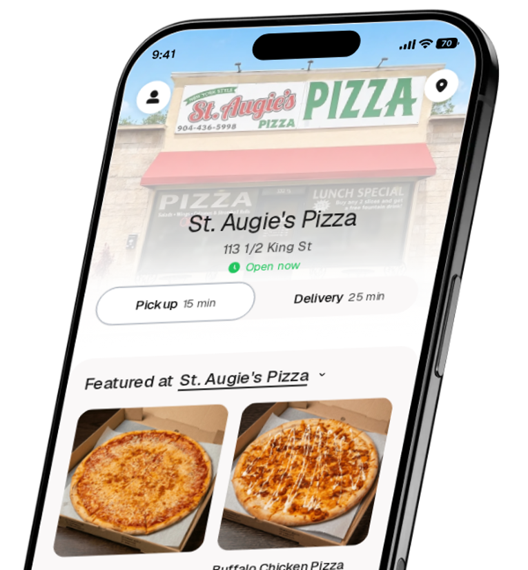 St. Augie's Pizza app preview