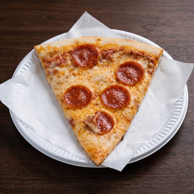 Pepperoni Pizza Slice.
